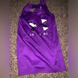 Under armour tank top girls medium